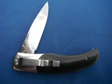 Browning Japan G10 mother of pearl inlaid Model 721 liner-lock folding pocket knife.  MADE IN JAPAN!