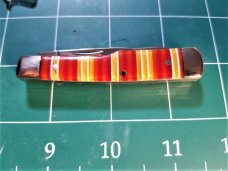 Case Brothers Celluloid Candy Stripe Knife in Collector's Tin- Unused AND VERY NICE