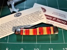 Case Brothers Celluloid Candy Stripe Knife in Collector's Tin- Unused AND VERY NICE