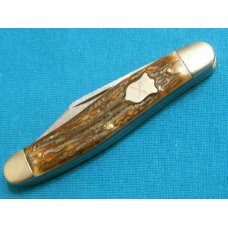 VINTAGE CAMILLUS POWR KRAFT USA 84-65 SWORD BRAND STOCKMAN JACK FOLDING POCKET KNIFE KNIVES OLD