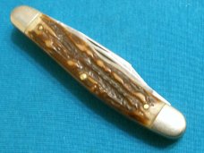 VINTAGE CAMILLUS POWR KRAFT USA 84-65 SWORD BRAND STOCKMAN JACK FOLDING POCKET KNIFE KNIVES OLD