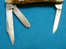 VINTAGE CAMILLUS POWR KRAFT USA 84-65 SWORD BRAND STOCKMAN JACK FOLDING POCKET KNIFE KNIVES OLD