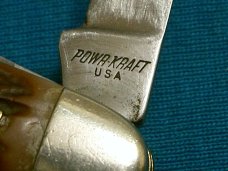 VINTAGE CAMILLUS POWR KRAFT USA 84-65 SWORD BRAND STOCKMAN JACK FOLDING POCKET KNIFE KNIVES OLD