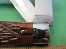 Great Eastern 2006 Tidioute Chestnut Jig Bone Scout Pattern # 73  Serial # 157 of 250