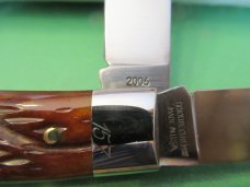 Great Eastern 2006 Tidioute Chestnut Jig Bone Scout Pattern # 73  Serial # 157 of 250
