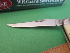 Case XX 2005 Bass Pro Amber Bone Tiny Texas Toothpick Pattern # 610096 SS