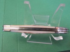 Case XX 2005 Bass Pro Amber Bone Tiny Texas Toothpick Pattern # 610096 SS