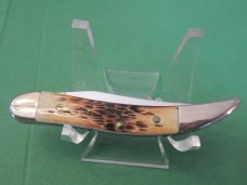 Case XX 2005 Bass Pro Amber Bone Tiny Texas Toothpick Pattern # 610096 SS