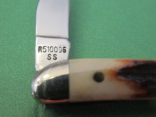 Case XX 1997  Red Stag  Tiny Texas  Toothpick Pattern # R510096 SS