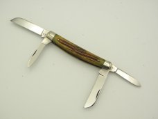 Queen Cutlery Co. #33 Congress in Winterbottom Bone: 3 1/2” closed; early 1950s,