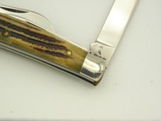 Queen Cutlery Co. #33 Congress in Winterbottom Bone: 3 1/2” closed; early 1950s,