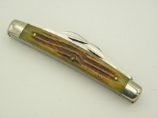 Queen Cutlery Co. #33 Congress in Winterbottom Bone: 3 1/2” closed; early 1950s,