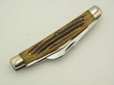 Queen Cutlery Co. #33 Congress in Winterbottom Bone: 3 1/2” closed; early 1950s,