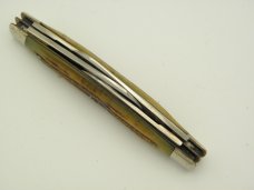 Queen Cutlery Co. #33 Congress in Winterbottom Bone: 3 1/2” closed; early 1950s,
