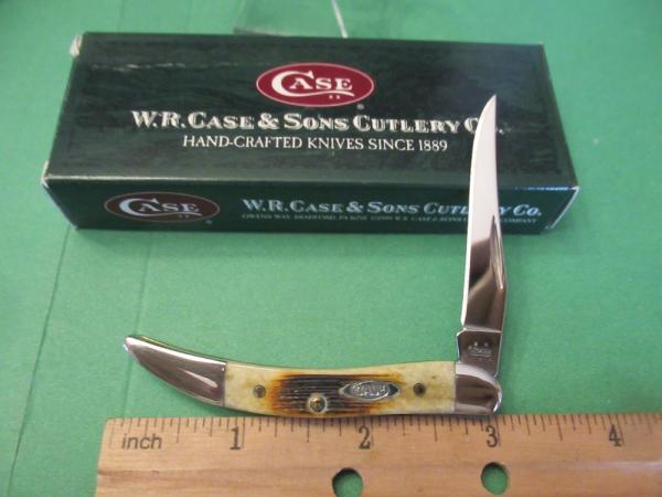 Case XX 2005 Barnwood Bone Tiny Texas Toothpick Pattern # 61096 SS