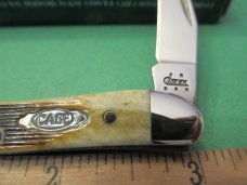Case XX 2005 Barnwood Bone Tiny Texas Toothpick Pattern # 61096 SS