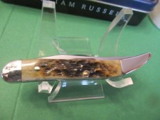 Case XX 2001 Autumn Bone Plain Shield , Tiny Texas Toothpick Pattern # 610096 SS