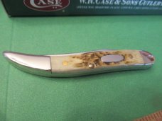 Case XX 2001 Autumn Bone Plain Shield , Tiny Texas Toothpick Pattern # 610096 SS