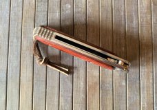 BUCK ALPHA HUNTER FOLDING KNIFE, Discontinued, ATS-34, Rosewood Scales