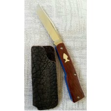 Jeff Mitchell Custom Gunstock Knife,clip cpm154,slip,4" closed,ultralight,micarta and g10.great edc