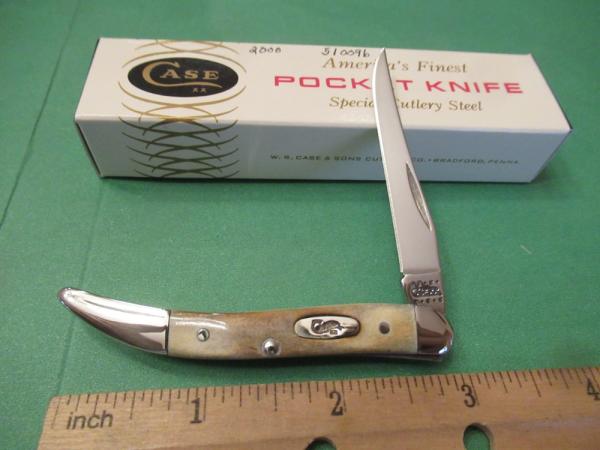 Case XX 2000 Stag Tiny Texas Toothpick Pattern # 510096 SS 