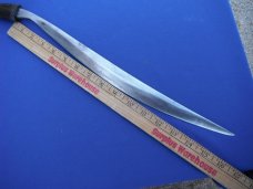 Antique Filipino Talibon/Talibong, Philippines Short Sword w/Original Matching Scabbard. 16" blade