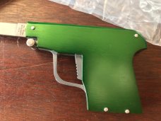 AGA Campolin Pistol Switchblade, Green Handle, Limited Edition of 300 from 2019 
