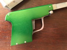 AGA Campolin Pistol Switchblade, Green Handle, Limited Edition of 300 from 2019 