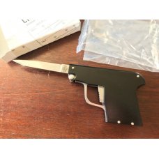 AGA Campolin Pistol Switchblade Black Handle Limited Edition of 300 from 2019