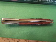 Case XX Brown Bone Scrolled Bolsters Serial # 136 Tiny Texas Toothpick Pattern # 610096 SS