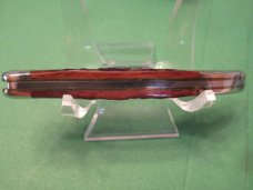 Case XX Brown Bone Scrolled Bolsters Serial # 136 Tiny Texas Toothpick Pattern # 610096 SS