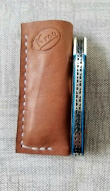 K'roo Custom Lanny clip,  tusk ivory and blanket  micarta..coa/s  3.75" spacers and shield filework 