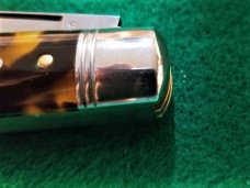 TORTOISE SHELL GREAT EASTERN CUTLERY NORTHFIELD #86 OIL FIELD JACK POCKET KNIFE NIT