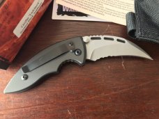 Masters Of Defense (MOD) Lady Hawk Automatic Knife with Box, Sheath & Papers 