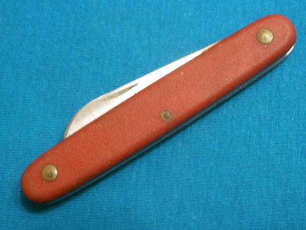 VINTAGE VICTORINOX SWITZERLAND SAK GARDENER ALUMINUM LINER FOLDING POCKET KNIFE KNIVES OLD