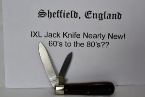 IXL Jack Knife Sheffield, England Looks like it came fresh out of the factory!  See last photo 1st! 