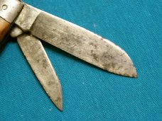 VINTAGE IMPERIAL PROV RI USA JIGGED BONE WW2 EZ OPEN EASY OPEN FOLDING POCKET KNIFE KNIVES OLD