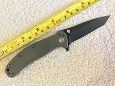 Kershaw Zing (1735TGRNCKT) Black Tanto Blade, Green G10 Handle, Discontinued, R J Martin Design, New