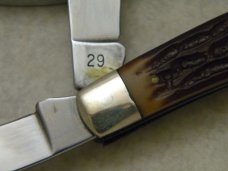 Camillus New York USA 29 Jigged Delrin Slimline Trapper Farmers Jack Knife