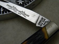 Camillus New York USA Delrin 19 Slant Bolsters Muskrat Knife