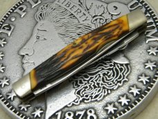 Camillus New York USA Delrin 19 Slant Bolsters Muskrat Knife