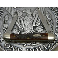 Case XX USA 2 Dot (1998) NKCA Youth Knife Bone 62109X SS Baby Copperhead