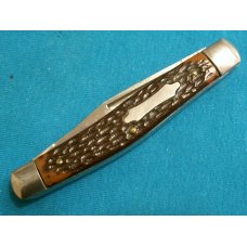 VINTAGE SABRE JAPAN 644 3 BLADE STOCKMAN FOLDING POCKET JACK HUNTING FISHING KNIFE KNIVES OLD