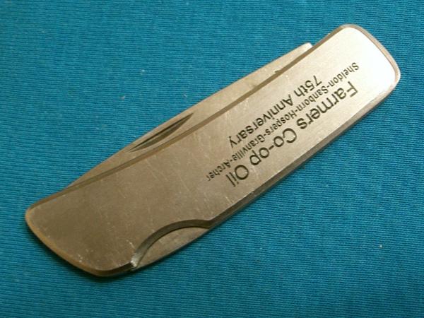 BARLOW FARMERS CO-OP OIL AD ADVERTISING PEN JACK FOLDING POCKET KNIFE KNIVES OLD BARLOW FARMERS CO-OP OIL AD ADVERTISING PEN JACK FOLDING POCKET KNIFE KNIVES OLD