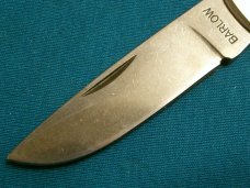 BARLOW FARMERS CO-OP OIL AD ADVERTISING PEN JACK FOLDING POCKET KNIFE KNIVES OLD