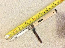 Marbles MSA Doctors Knife, White Micarta Handle, USA Made In 2001, New 