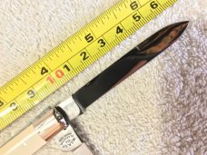 Marbles MSA Doctors Knife, White Micarta Handle, USA Made In 2001, New 