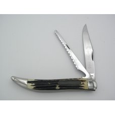 Queen Cutlery Co 46 Fish Knife in Winterbottom Bone 5 closed