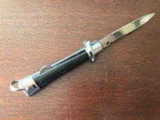 Vintage 1960's Bargeon Stiletto With Bail, 8 1/2 Inch, Red Dot Safety, Used  