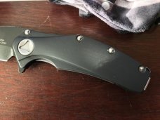 Microtech Mini Matrix, Black Plain Edge Blade, Hard To Find Original Release, Light Use 
